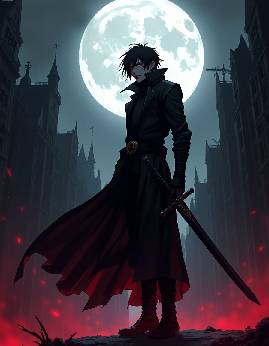 日本动漫免费 - 暗夜狩魔人 番剧封面